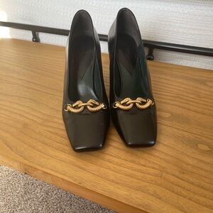 Tory Burch Black Patent Jessa Pumps